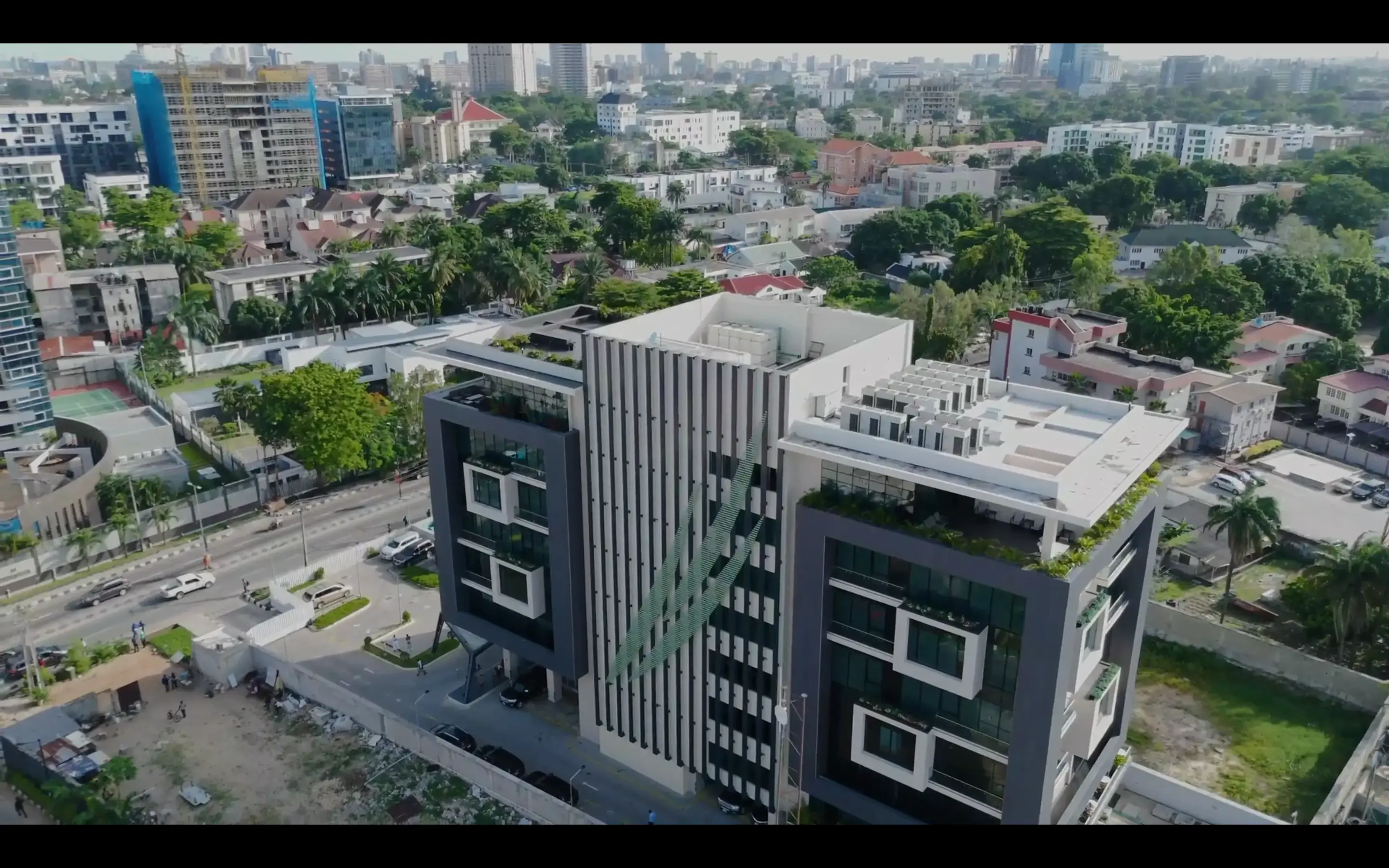 Modern property building